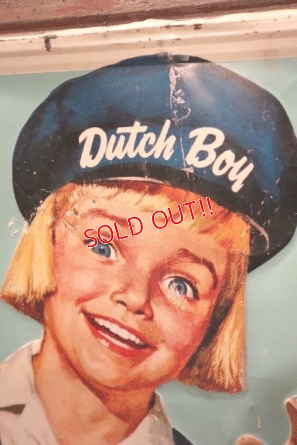 画像2: dp-240911-39 Dutch Boy Paint 1970's Metal Sign