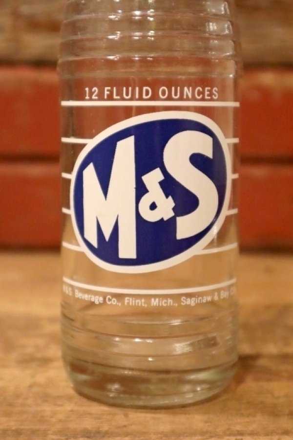 画像2: dk-075 M & S Beverages 1950's M & S 12 FL. OZ. Bottle