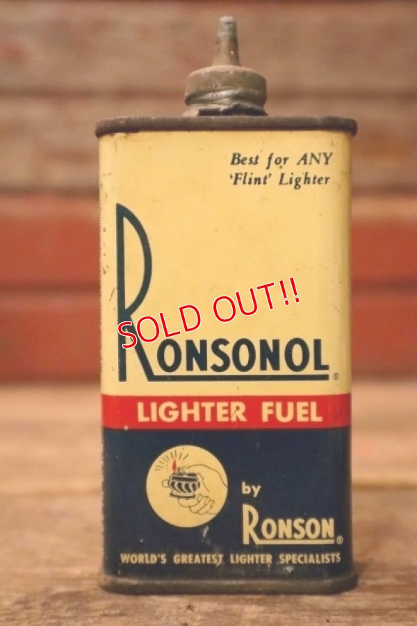 画像1: dp-241027-20 RONSON / RONSONOL LIGHTER FUEL HANDY OIL CAN