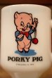 画像2: kt-241106-03 Porky Pig / FEDERAL 1970's Footed Mug (2)