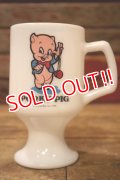 kt-241106-03 Porky Pig / FEDERAL 1970's Footed Mug