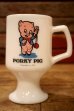 画像1: kt-241106-03 Porky Pig / FEDERAL 1970's Footed Mug (1)