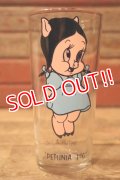 gs-241106-07 Petunia Pig / PEPSI 1973 Collector Series Glass