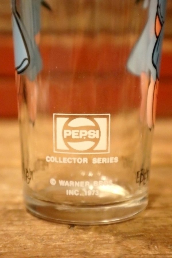 画像5: gs-241106-07 Petunia Pig / PEPSI 1973 Collector Series Glass