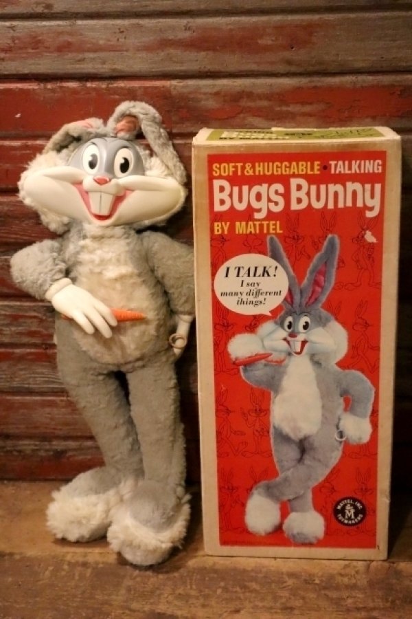 画像1: ct-241008-47 Bugs Bunny / MATTEL 1964 Talking Rubber Face Doll