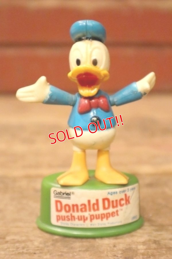 画像1: ct-241027-21 Donald Duck / Gabriel 1970's Push Puppet