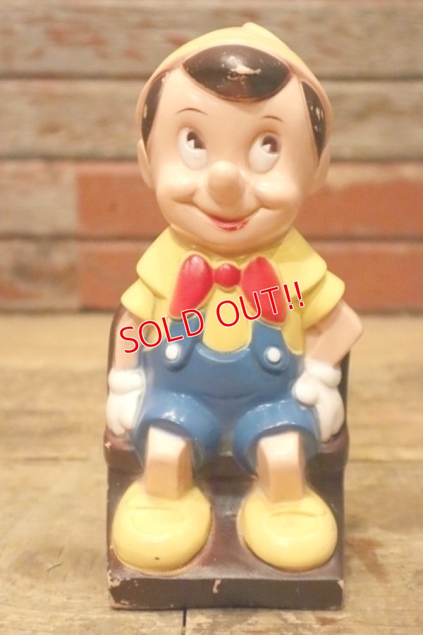 画像1: ct-240605-16 Pinocchio / Play Pal Plastic 1970's Coin Bank