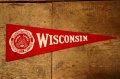 dp-241106-29 UNIVERSITY OF WISCONSIN /  Vintage Mini Pennant