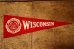 画像1: dp-241106-29 UNIVERSITY OF WISCONSIN /  Vintage Mini Pennant (1)