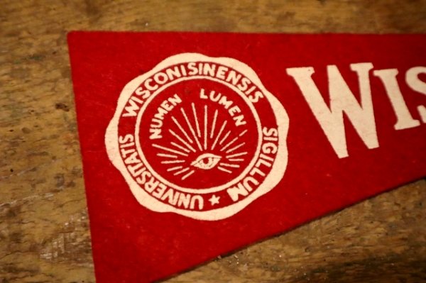 画像2: dp-241106-29 UNIVERSITY OF WISCONSIN /  Vintage Mini Pennant