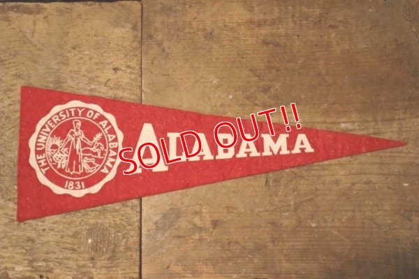 画像1: dp-241106-29 THE UNIVERSITY OF ALABAMA /  Vintage Mini Pennant