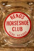 dp-241106-124 RENO'S HORSESHOE CLUB / Vintage Glass Ashtray