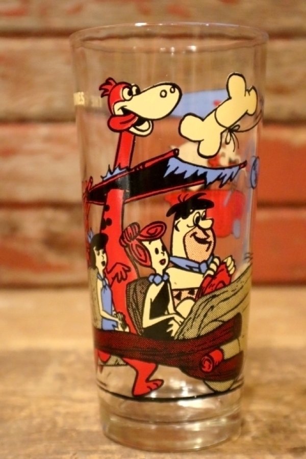 画像1: gs-240605-43 THE FLINTSTONES / PEPSI 1977 Collector Series Glass (B)