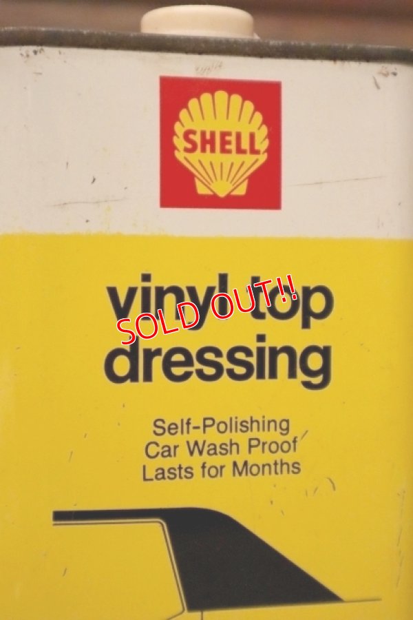 画像2: dp-240207-07 Shell / 1960's〜 vinyl top dressing One Pint Can