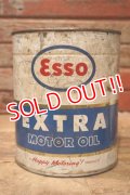 dp-241225-05 HUMBLE OIL & REFINING COMPANY / Esso EXTRA MOTOR OIL 1960's 4 U.S. Quarts Can