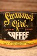 画像2: dp-241225-01 H. D. LEE COMPANY / Summer Girl Brand Coffee 1940's Tin Can (2)