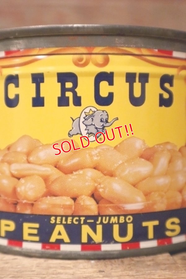 画像2: dp-241230-11 CIRCUS FOODS , INC. / 1950's CIRCUS PEANUTS CAN