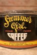 画像2: dp-241225-02 H. D. LEE COMPANY / Summer Girl Brand Coffee 1940's Tin Can (2)