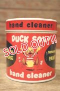 dp-241225-04  DUCK SOUP COAP. / 1950's hand cleaner Can