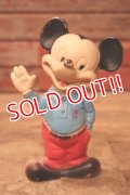 ct-241230-01 Mickey Mouse / 1960's Rubber Squeaky Doll