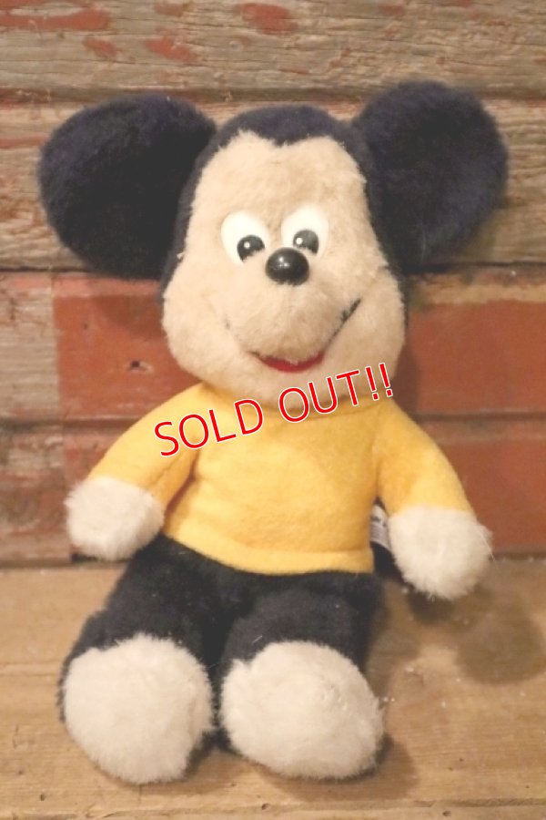 画像1: ct-241225-13 Mickey Mouse / Knickerbocker 1970's Plush Doll