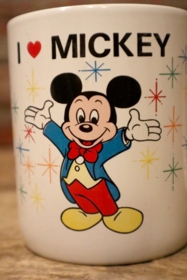 画像2: ct-241225-19 I LOVE MICKEY / 1980's〜 Ceramic Mug