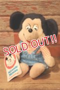 ct-241225-14 Minnie Mouse / Knickerbocker 1970's Plush Doll