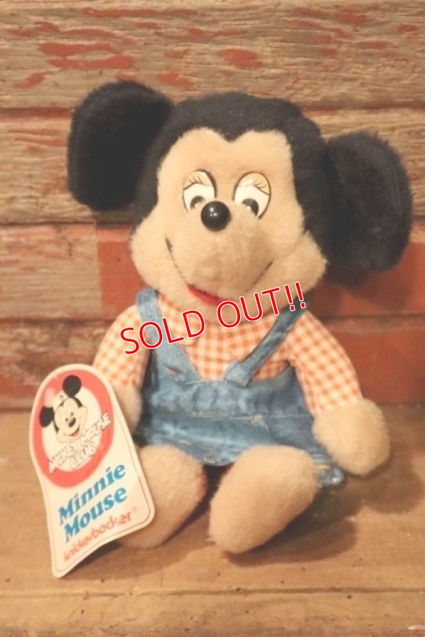 画像1: ct-241225-14 Minnie Mouse / Knickerbocker 1970's Plush Doll