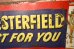 画像4: dp-241225-11 CHESTERFIELD / 1950's Advertising Metal Sign