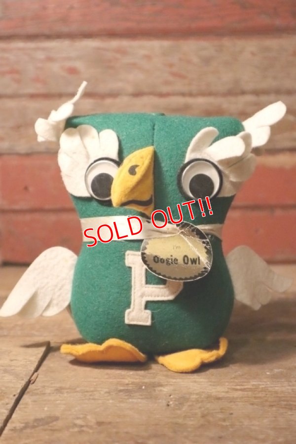 画像1: ct-250107-11 Collegiate 1950's College Mascot Doll "P" Oogie Owl