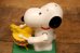 画像8: ct-240605-26 Snoopy / AVIVA 1970's Wind-Up Action Toy "Drummer" ※帽子パーツ違い