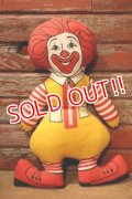 ct-241230-03 McDonald's / Ronald McDonald 1970's Pillow Doll