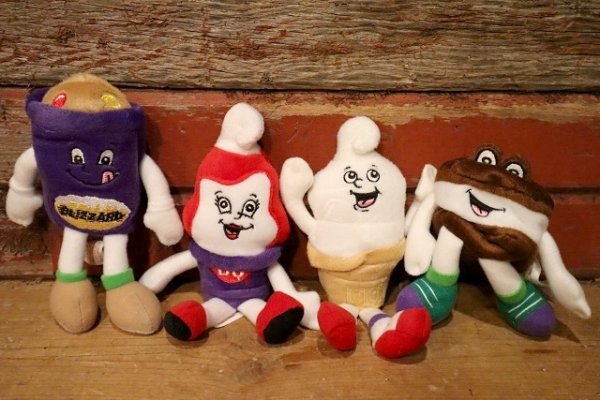 画像2: ct-ct-230901-08 Dairy Queen / 1999 DQ Bean Plush Pals Set