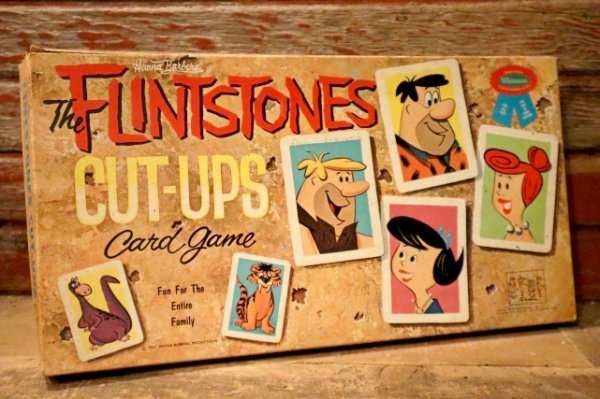 画像1: ct-241008-58 The Flintstones / Whitman 1960's CUT-UPS Card Game