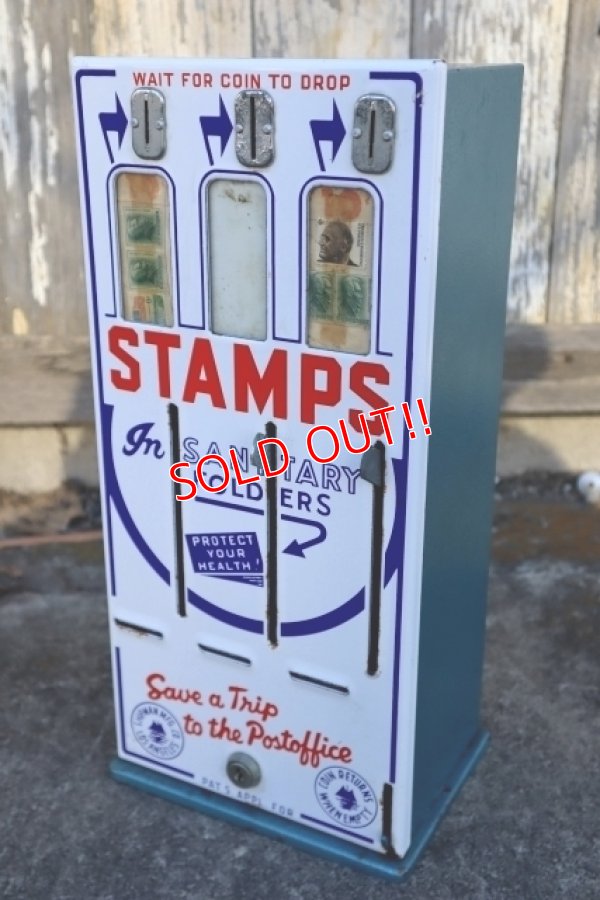 画像1: dp-241230-21 U.S. STAMPS / 1950's-1960's Sanitary Folders Vending Machine