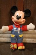 ct-241225-15 【JUNK】Mickey Mouse / MATTEL 1989 LEARN-TO-DRESS Plush Doll