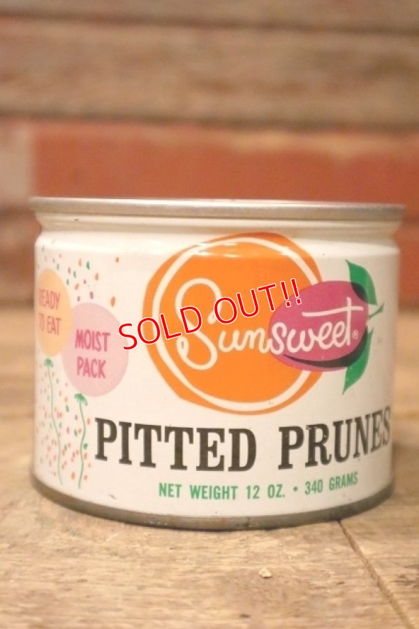 画像1: dp-241106-51 Sunsweet PITTED PRUNES / Vintage Tin Can