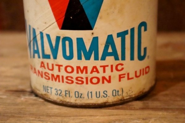 画像2: dp-190401-09 VALVOMATIC / 1960's Automatic Transmission Fluid One U.S. Quart Can