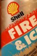 画像2: dp-230901-120 Shell / FIRE & ICE One U.S. Quart Motor Oil Can (2)