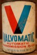 画像4: dp-190401-09 VALVOMATIC / 1960's Automatic Transmission Fluid One U.S. Quart Can