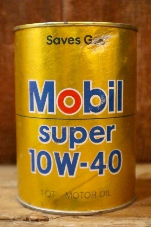 画像1: dp-230901-120 Mobil / Super 10W-40 U.S. One Quart Oil Can