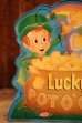 画像2: ct-150922-39 General Mills / LUCKY CHARMS Lucky's POT O' GOLD 1988 Plastic Bank (2)