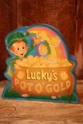 ct-150922-39 General Mills / LUCKY CHARMS Lucky's POT O' GOLD 1988 Plastic Bank