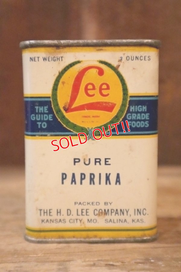 画像1: dp-250205-77 THE H.D. LEE COMPANY PURE PAPRIKA CAN