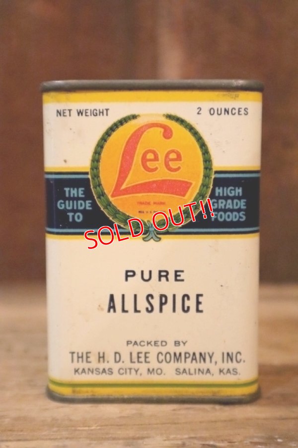 画像1: dp-250205-77 THE H.D. LEE COMPANY PURE ALLSPICE CAN