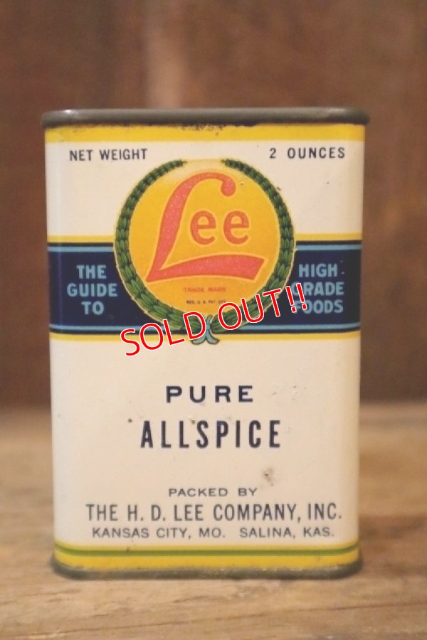 画像2: dp-250205-77 THE H.D. LEE COMPANY PURE ALLSPICE CAN