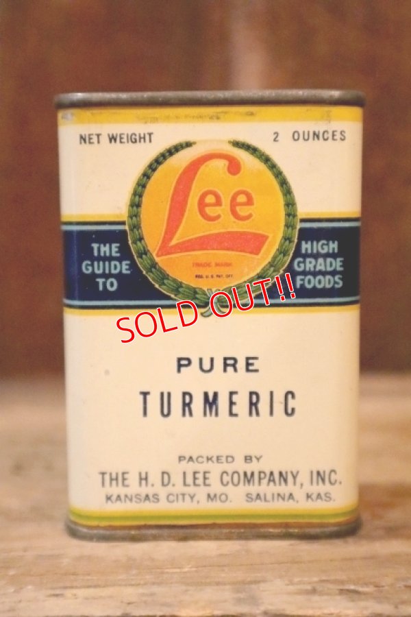 画像1: dp-250205-77 THE H.D. LEE COMPANY PURE TURMERIC CAN