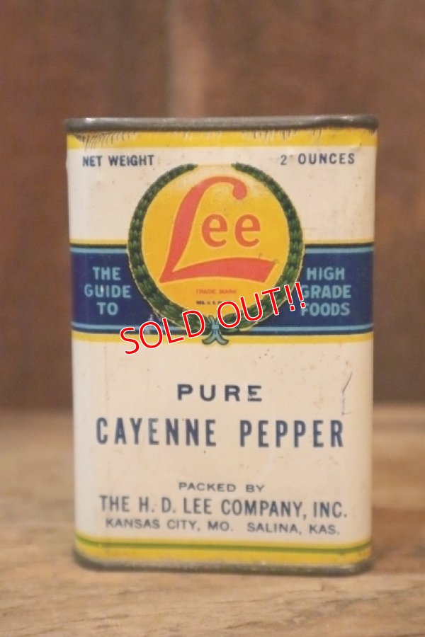 画像2: dp-250205-77 THE H.D. LEE COMPANY PURE CAYENNE PEPPER CAN