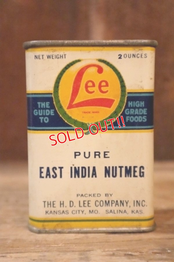 画像1: dp-250205-77 THE H.D. LEE COMPANY PURE EAST INDIA NUTMEG CAN