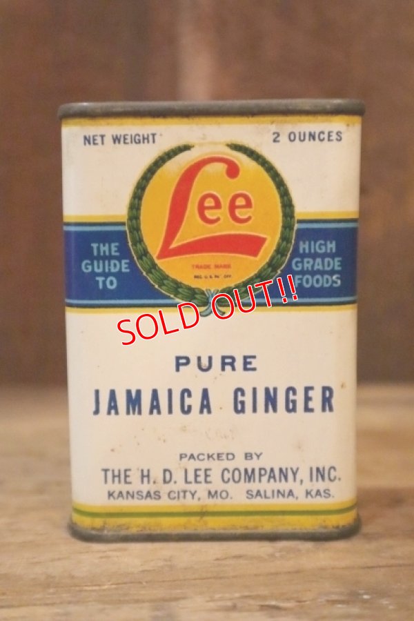 画像1: dp-250205-77 THE H.D. LEE COMPANY PURE JAMAICA GINGER CAN